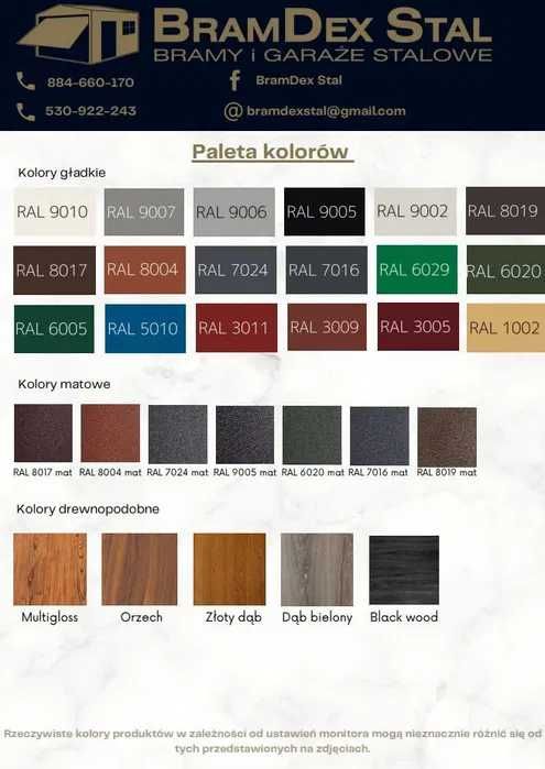 Bramy Garażowe / KAŻDY WYMIAR