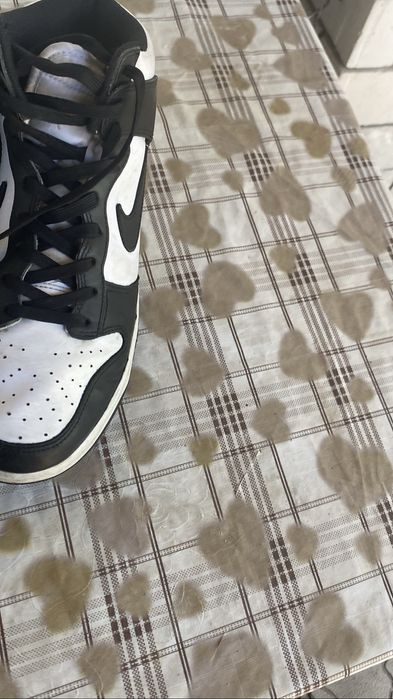 Кроівки Nike high dunk retro black whit size 44,5/28.5 оригінал
