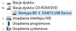 Blu-Ray PHILIPS USB zewnętrzny napęd nagrywarka DVD-RW