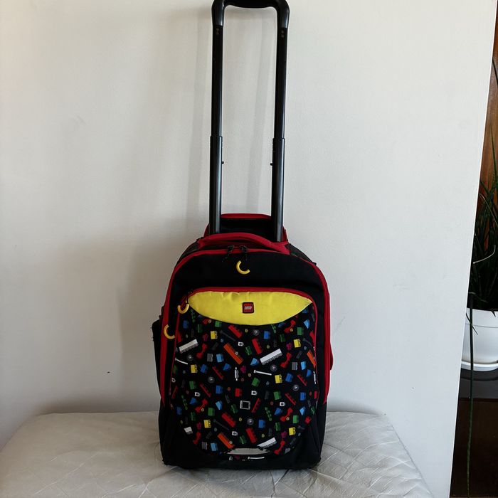 Mochila escolar LEGO com trolley e rodas – resistente