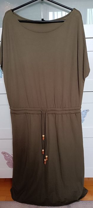 Sukienka khaki, r. 42, Greenpoint, wiskoza
