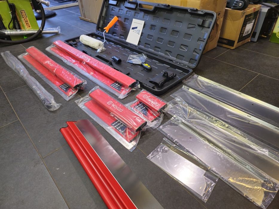 Набір шпателів для механічного нанесення FINISH PRO + Запасні леза