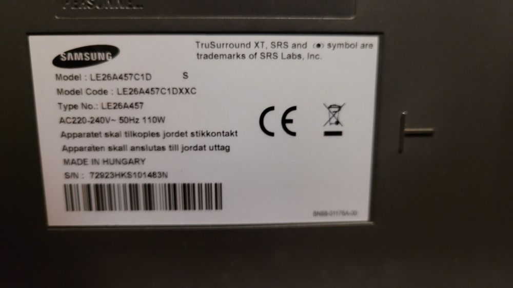 TV Samsung LCD – Funciona perfeitamente – Sem comando