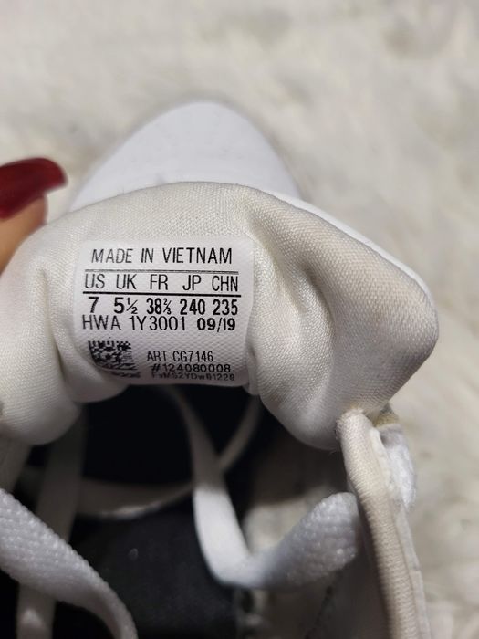 Buty białe adidas rozmiar 38 2/3