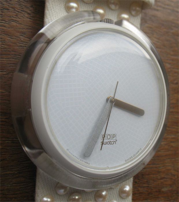 Swatch Pop Vintage - Haute Couture, Blanc De Blanc -PWBW10 4 (1 9 8 9)