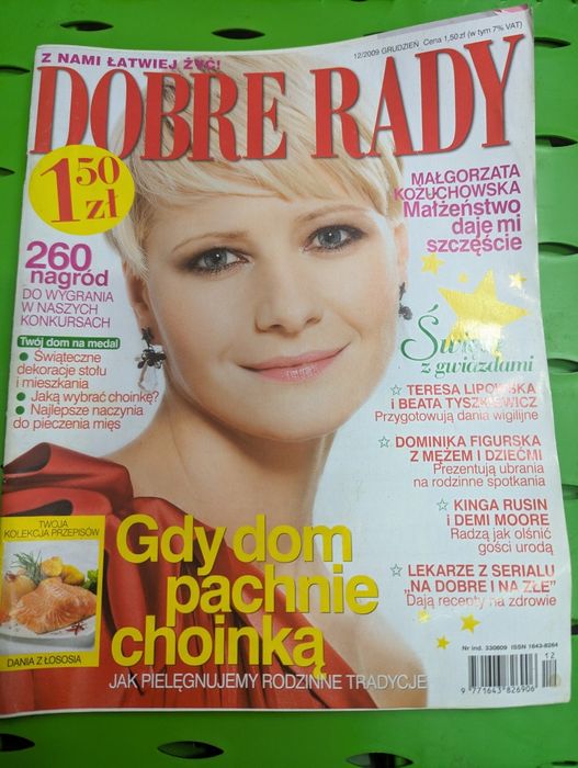 Stary miesiecznik "Dobre rady" 2009, grudzien,