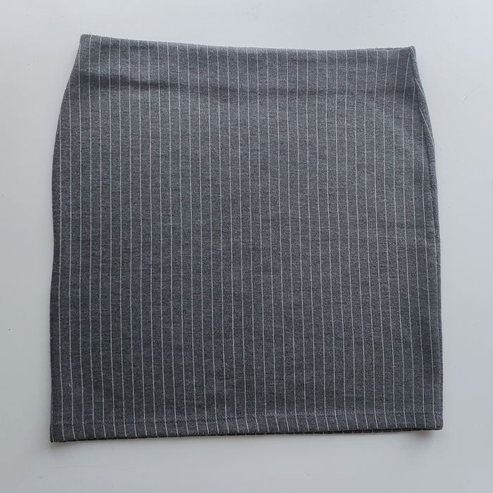 Bershka spódnica w paski szara S 36