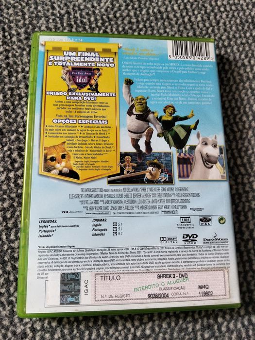 DVD Shrek 2 em Português