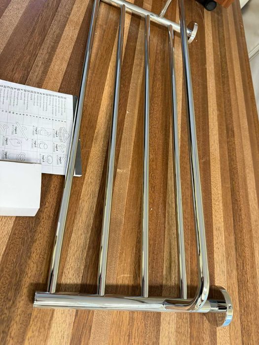 Wieszak półka chrom nowy łazienka hansgrohe logis universal