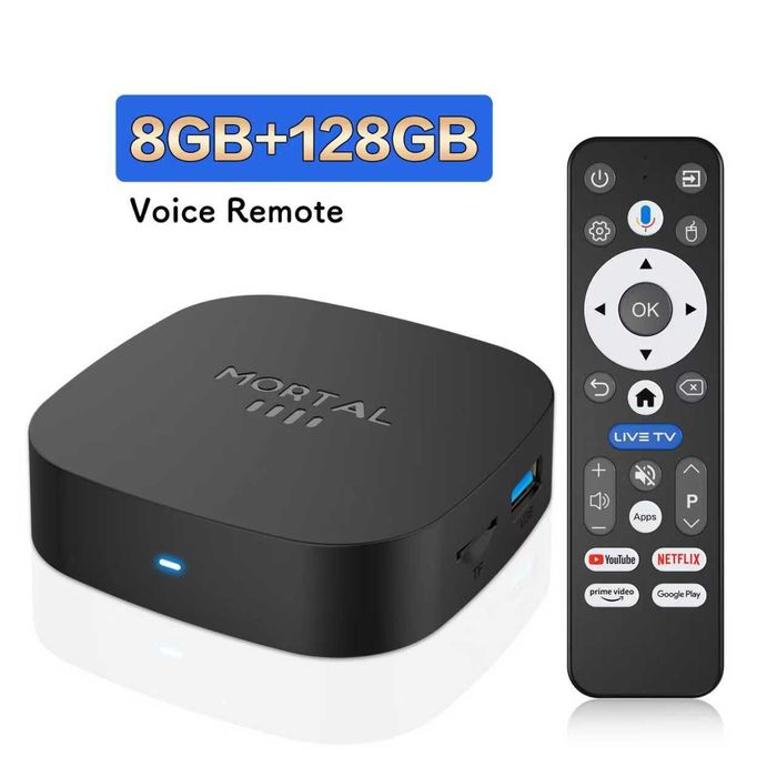 Android TV box 8GB/128GB SMART TV WIFI6 8K  Android 16 BT5.4 YouTube