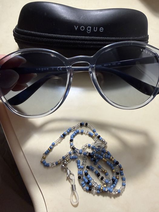 Сонцезахисні окуляри жіночі vogue 5374s 29054l grey gradient dark blue