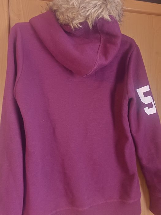 Bluza z kapturem roz M
