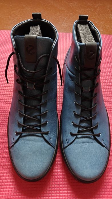 Нові шкіряні високі кеди/черевики ECCO Soft 8 (Оригінал), р. 48 (30.5–31 см)