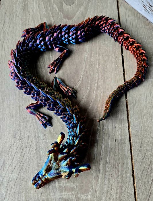 Wyprzedaż!! Duża ruchoma figurka 3D Smok nowy