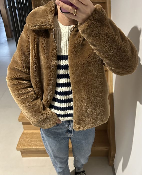 Kurtka ze sztucznego futerka, teddi