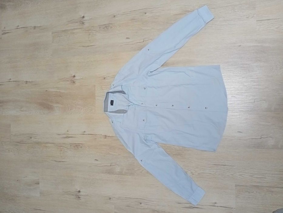 Рубашка h&m мужская голубая (новая)