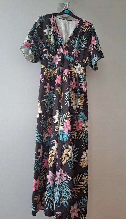 Vestido comprido florido