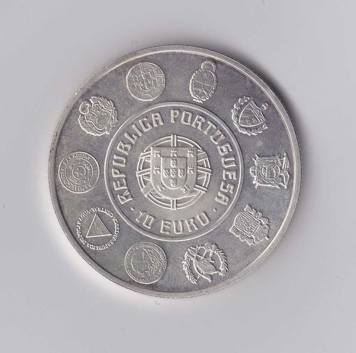 moeda de prata comemorativa 10 euros 2003  Náutica