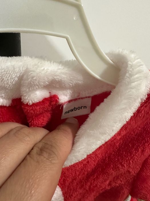 Vestido + Gorro de Natal Recém - Nascido Novo