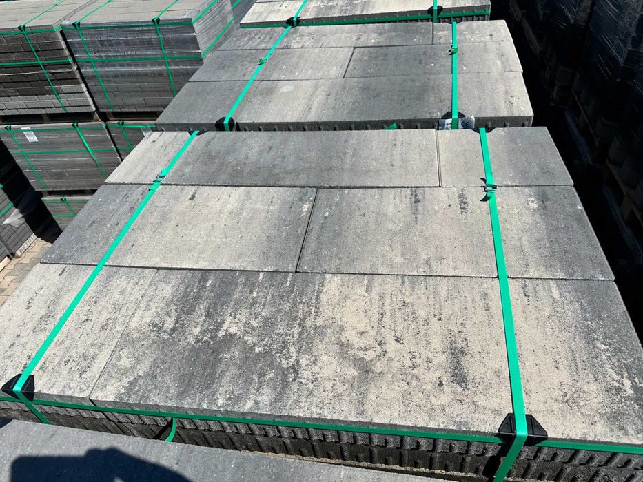 Kostka brukowa-Płyty betonowe Novator gr 8 cm Carbon