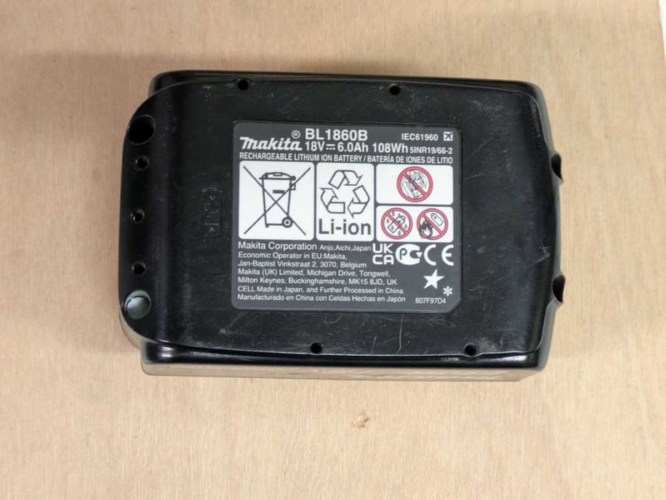 Bateria Makita 18V 6Ah BL1850B LXT