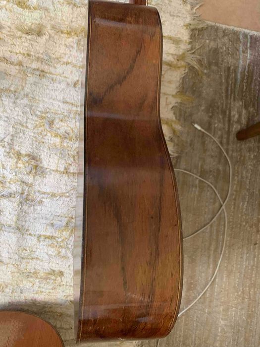 Guitarra clássica antiga luthier Jacques Favino anos 60