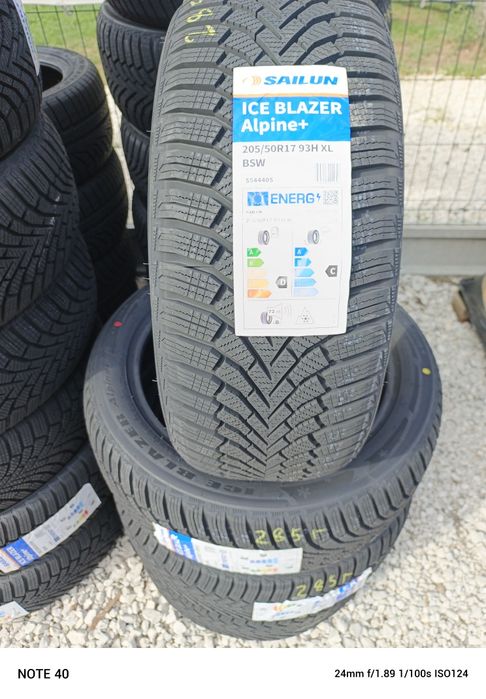 Nowe opony zimowe Sailun Ice Blazer Alpine + 205/50/17 93H XL 24r