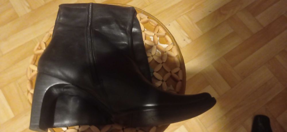 kozaki czarne  lux skóra!