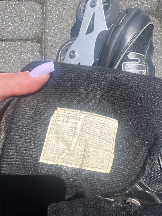 Łyżworolki rozmiar 42 czarne