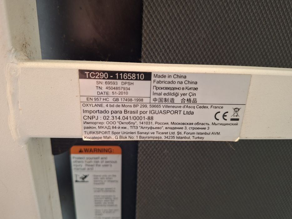 Passadeira ginástica elétrica Domyos TC290