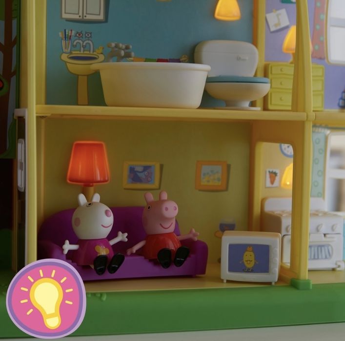 Peppa Pig будиночок «Готуємось до сну» Пеппа звук світло dream house