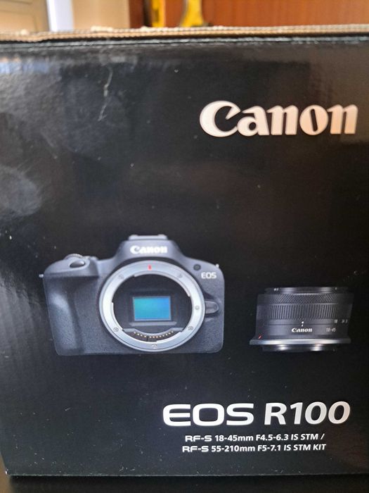 Canon EOS R100 + RF-S 18-45mm F4.5-6.3 IS STM com GARANTIA e CAIXA ORIGINAL