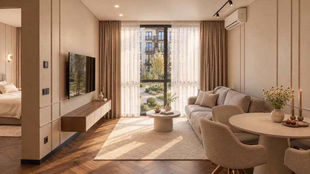 Готова до проживаня дизайнерська 1,5 квартира ЖК Grand Hills