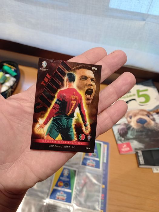 Topps ! CR7 Celebração  Ultra rara