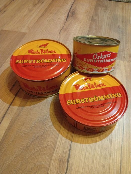 Сюрстрьомінг/Surstromming ОРИГІНАЛ! 2027рік Рода Ульвен 400грам