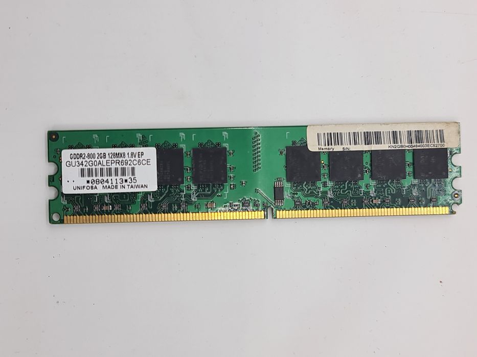 Memória RAM Acer GDDR2 800Mhz 2 Gb