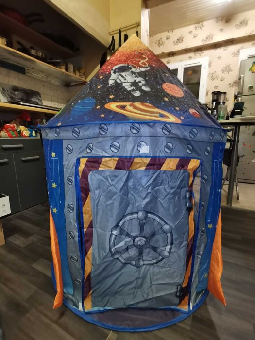 Namiot domek dla dzieci dziecka zabawa kosmiczny statek rakieta