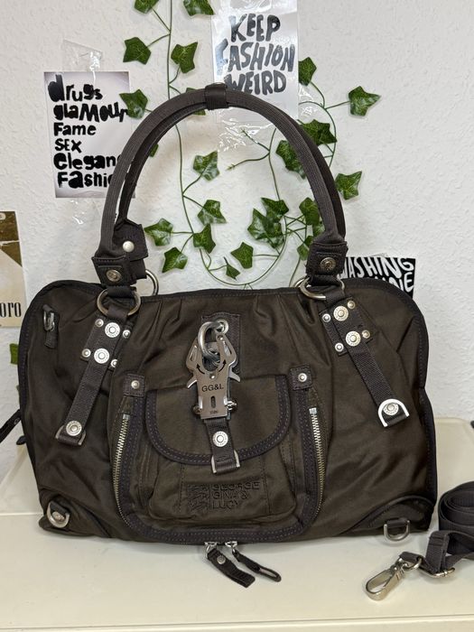 George Gina Lucy GGL ггл сумка Sexy Strappy шоколадна