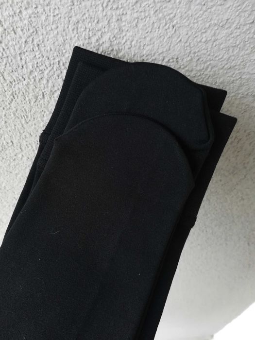 Podkolanówki czarne mikrofibra grube ocieplane / nieużywane, nowe