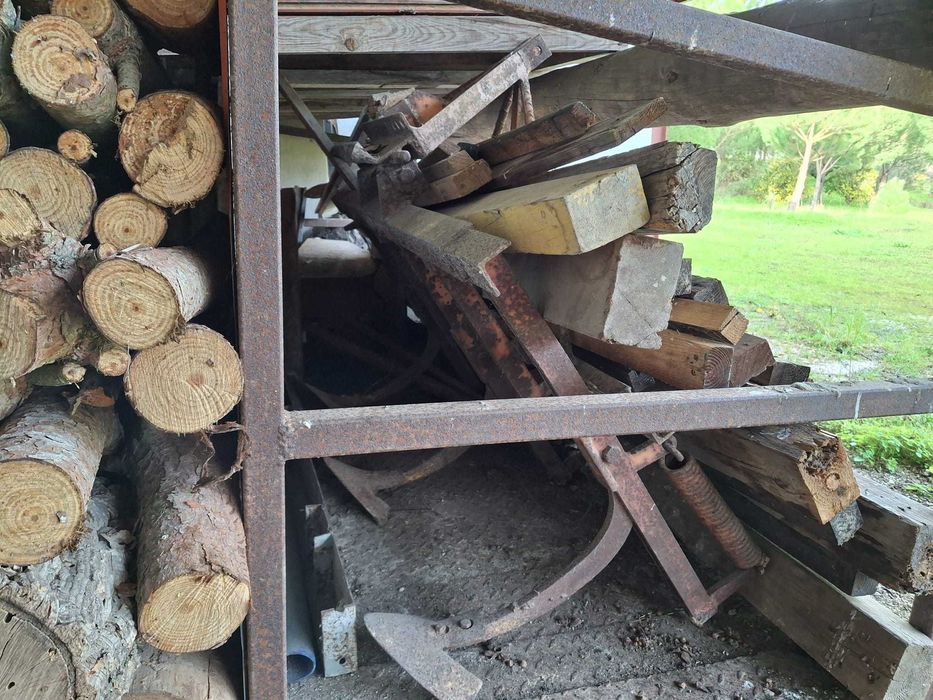 Escarificador artesanal de 3 facas