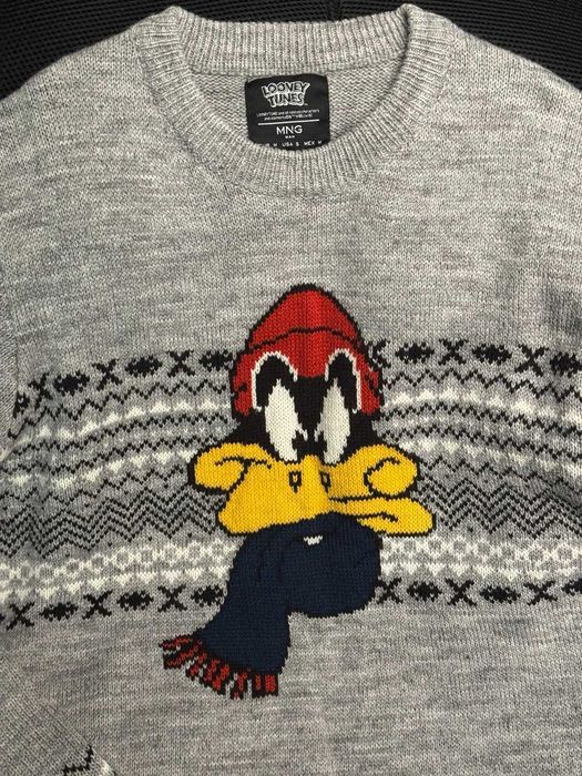 Святковий чоловічий светр Looney Tunes від Mango рр M