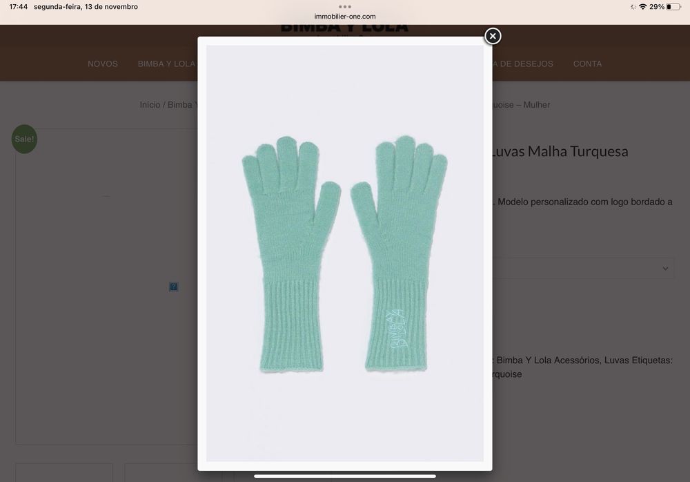 Gorro + luvas BIMBA & Lola em cinza