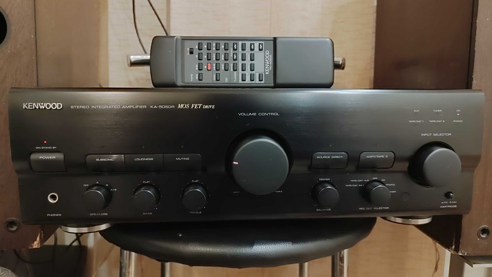 Усилитель Звука Kenwood KA-5050R. MOS FET ! Состояние.Пульт !