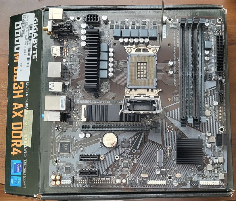 Материнська плата Gigabyte B660m DS3H AX DDR4 s1700