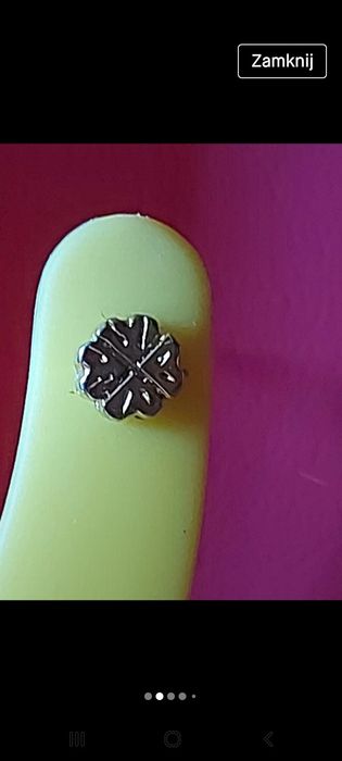 jeden kolczyk damski sztyft NOWY