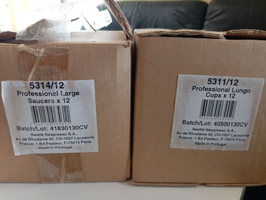 Chávenas Nespresso novas