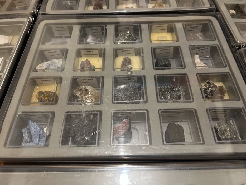 Coleção de Minerais e Pedras Preciosas