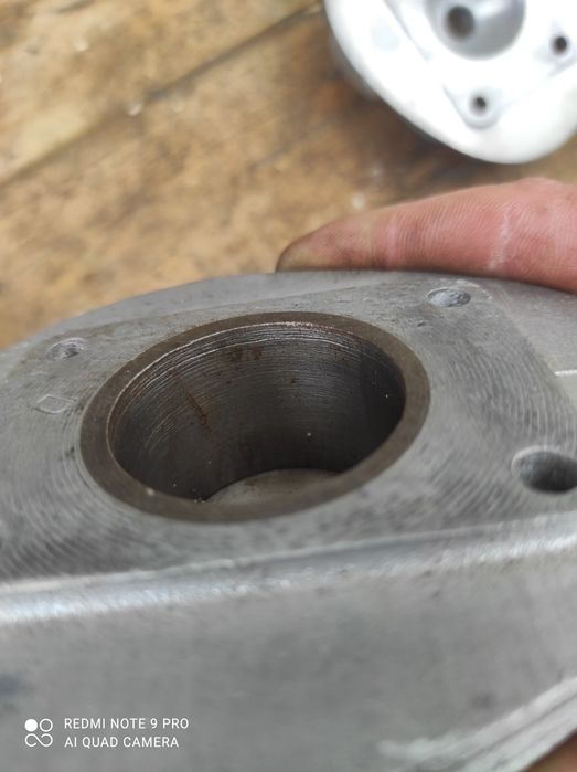 Oryginał cylinder głowica Romet Komar sztywniak G12 nominał 8.88