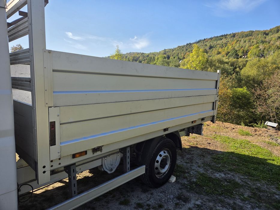 Burty, nadstawki na  burty aluminium Ducato brygadowka