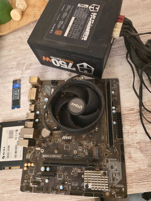 Combo ryzen 3600+ mobo+ ram baixa preco